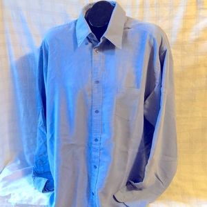 $95 Ted Baker London the shirt specialist blue long sleeve casual shirt size XLT